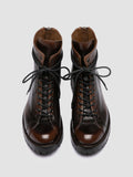 LORAINE 033 - Brown Leather Zip Boots - thumb image 2,side view