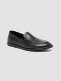 MIENNE 101 - Black Leather Loafers - thumb image 3,side view