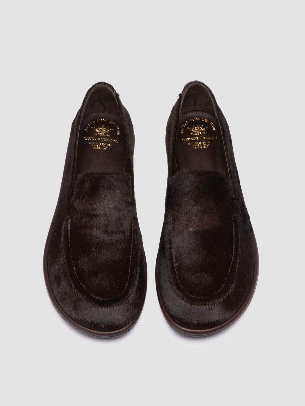 MIENNE 101 - Brown Leather Loafers - image 2,side view