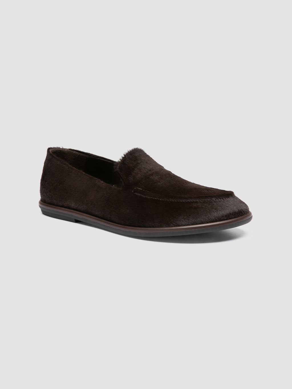 MIENNE 101 - Brown Leather Loafers - image 3,side view