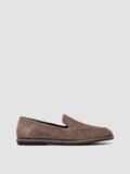 MIENNE 101 - Taupe Suede Loafers - thumb image 1,side view