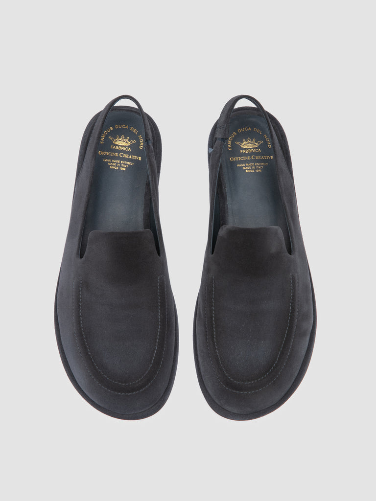 MIENNE 116 - Blue Sude Slingback Sandals