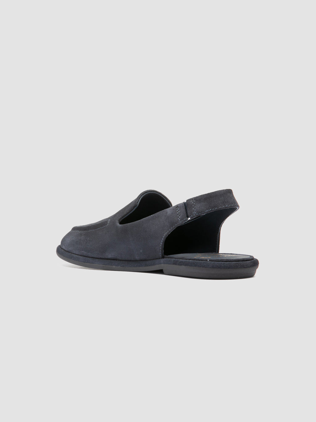 MIENNE 116 - Blue Sude Slingback Sandals - image 4,side view