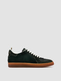 MILITIA 101 - Green Leather Sneakers - thumb image 1,side view