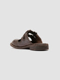 RUGGED 117 - Brown Leather Mule Sandals - thumb image 4,side view