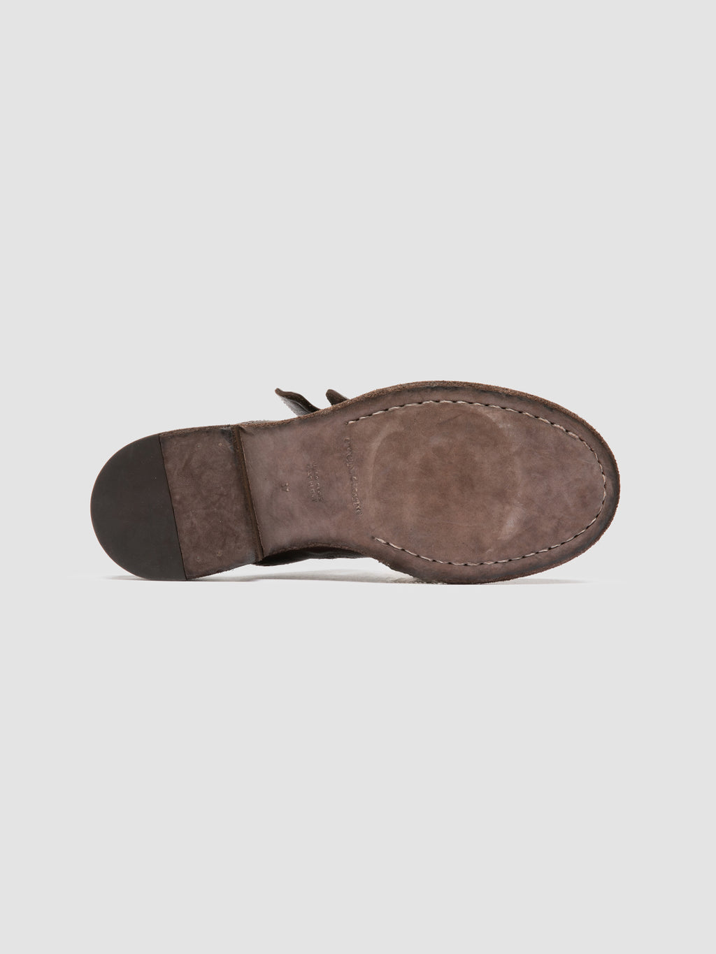 RUGGED 117 - Brown Leather Mule Sandals - image 5,side view