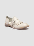 RUGGED 119 - White Leather Monk shoes - thumb image 3,side view
