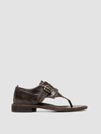 RUGGED 120 - Brown Leather Sandals