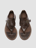 RUGGED 120 - Brown Leather Sandals - thumb image 2,side view