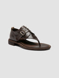 RUGGED 120 - Brown Leather Sandals - thumb image 3,side view