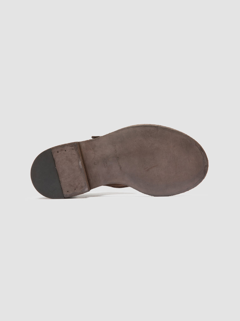 RUGGED 120 - Brown Leather Sandals