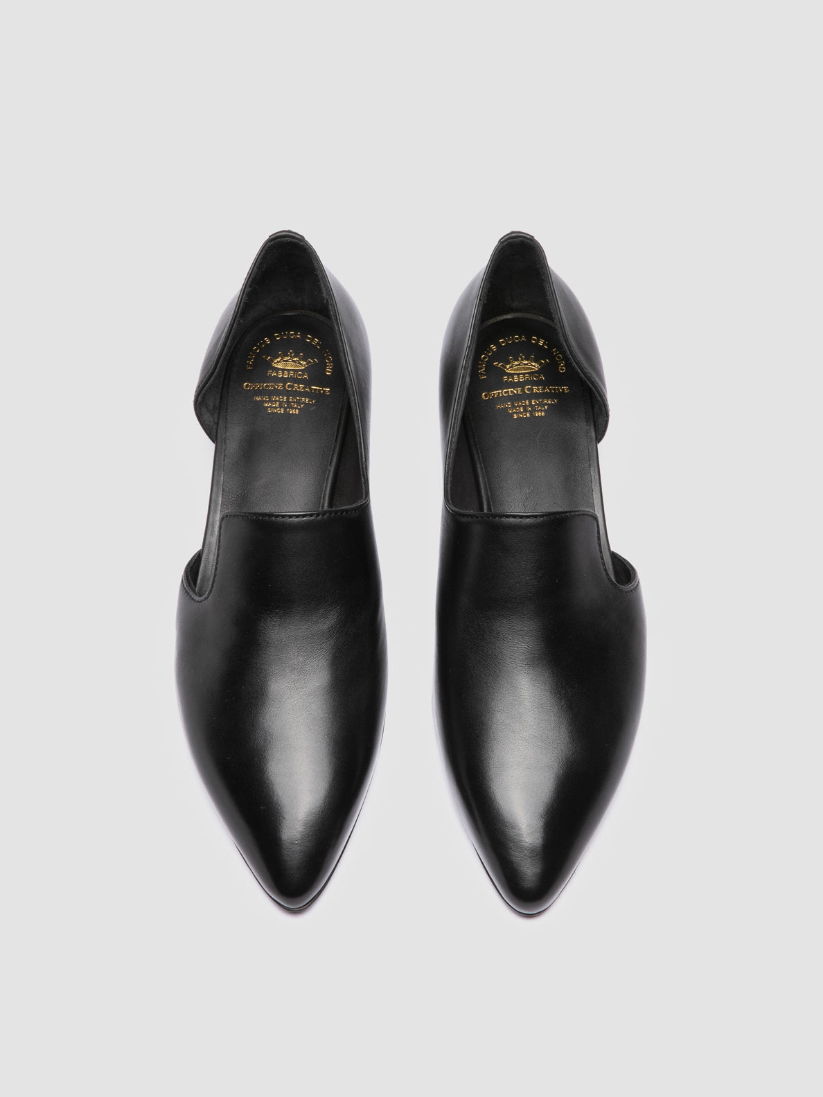 SAGE 115 - Black Leather Pump Shoes Officine Creative SAGE 115 - Black Leather Pump Shoes Officine Creative