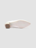 SALLY 037 - White Leather Zip Boots - thumb image 5,side view
