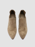 SALLY 037 - Taupe Suede Zip Boots - thumb image 2,side view