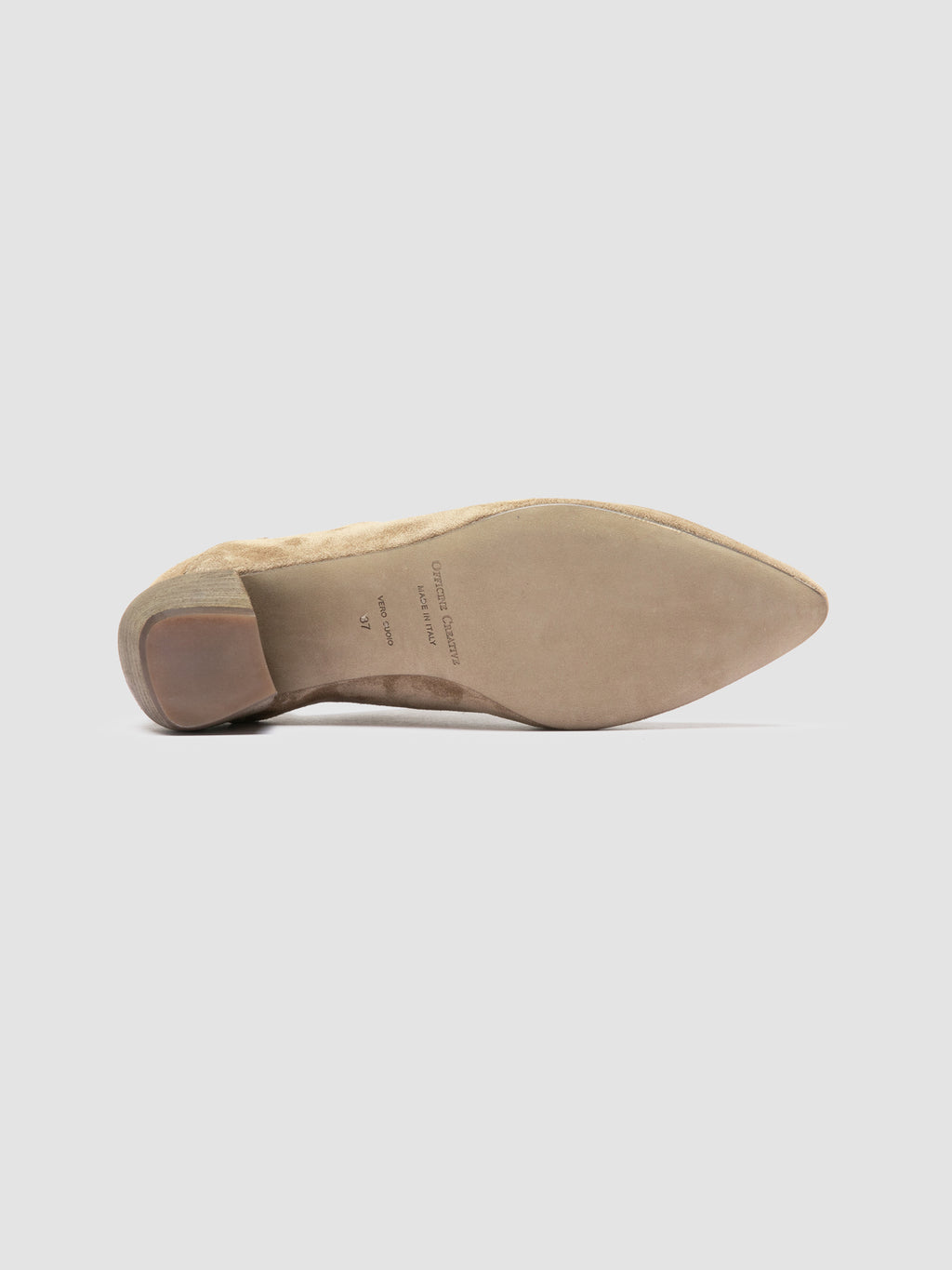 SALLY 037 - Taupe Suede Zip Boots - image 5,side view