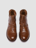 SHANTEL 003 - Brown Leather Zipped Boots - thumb image 2,side view