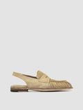 SOLITUDE 102 - Beige Suede Slingback Sandals - thumb image 1,side view