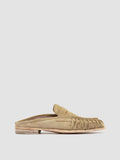 SOLITUDE 112 - Beige Suede Mule Sandals - thumb image 1,side view