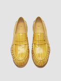 SOLITUDE 113 - Yellow Leather Penny Loafers - thumb image 2,side view