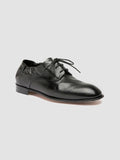 SOLITUDE 114 - Black Leather Derby Shoes - thumb image 3,side view