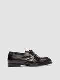 SOLITUDE 116_W - Black Leather Derby Shoes - thumb image 1,side view