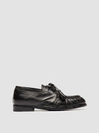 SOLITUDE 116_W - Black Leather Derby Shoes