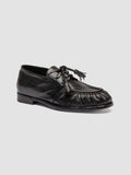 SOLITUDE 116_W - Black Leather Derby Shoes - thumb image 3,side view