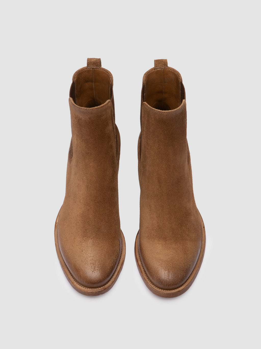 SONEGAL DD 001 - Brown Suede Chelsea Boots - image 2,side view