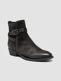 SONEGAL DD 002 - Black Suede Zip Boots - thumb image 3,side view