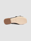 SUKI 006 - Dark Brown Leather Slide Sandals - thumb image 5,side view