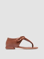 SUKI 008 - Brown Leather Thong Sandals