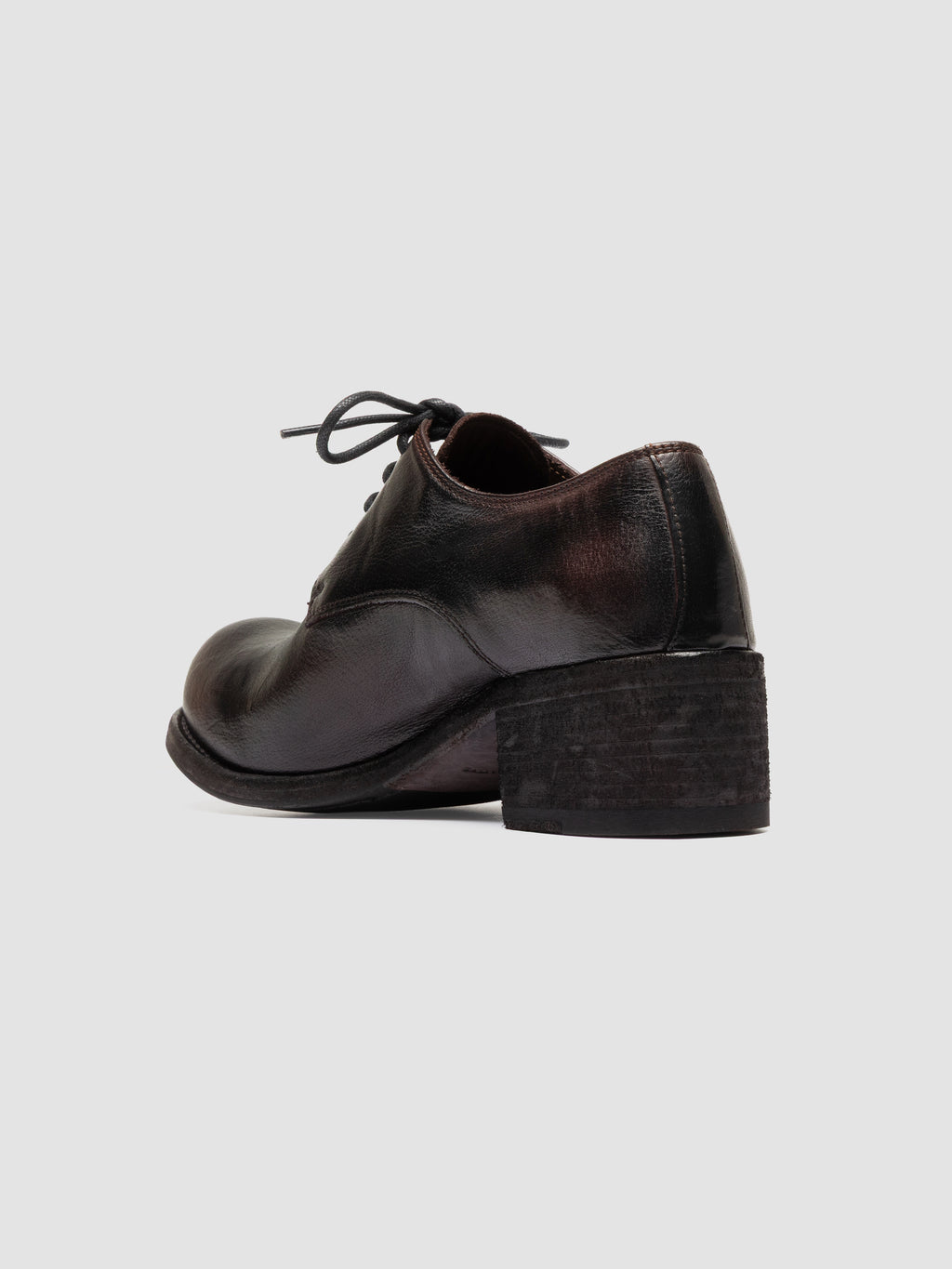 THUBBLE 101 - Black Leather Derby Shoes - image 3,side view