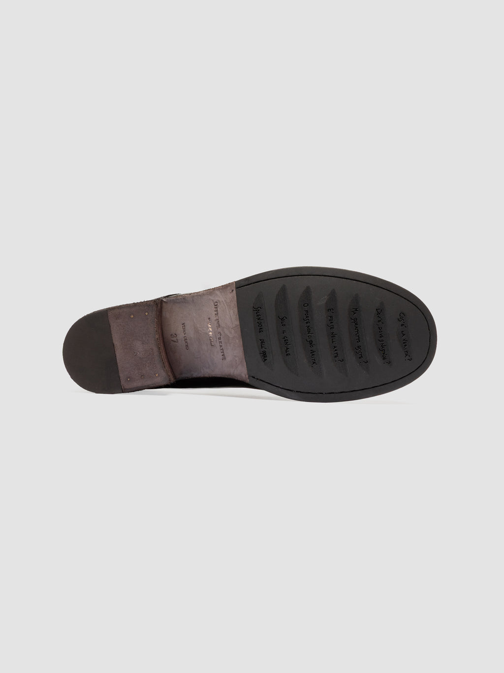 THUBBLE 101 - Black Leather Derby Shoes - image 5,side view