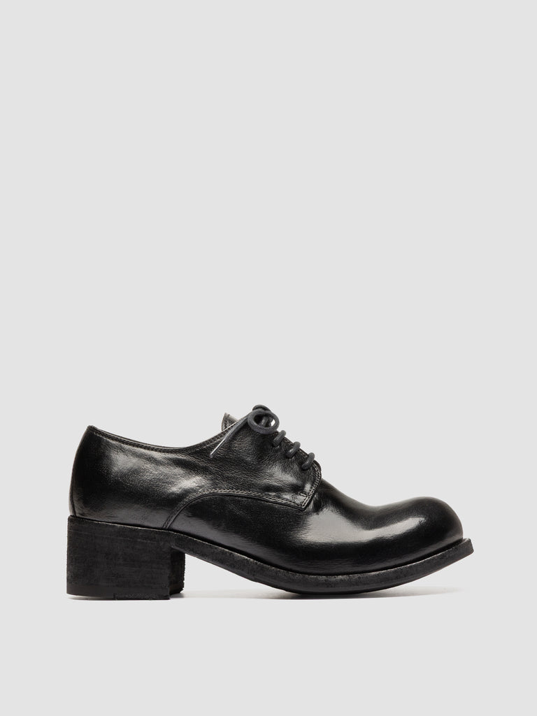 THUBBLE 101 - Black Leather Derby Shoes