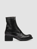 THUBBLE 105 - Black Leather Zip Boots - thumb image 1,side view