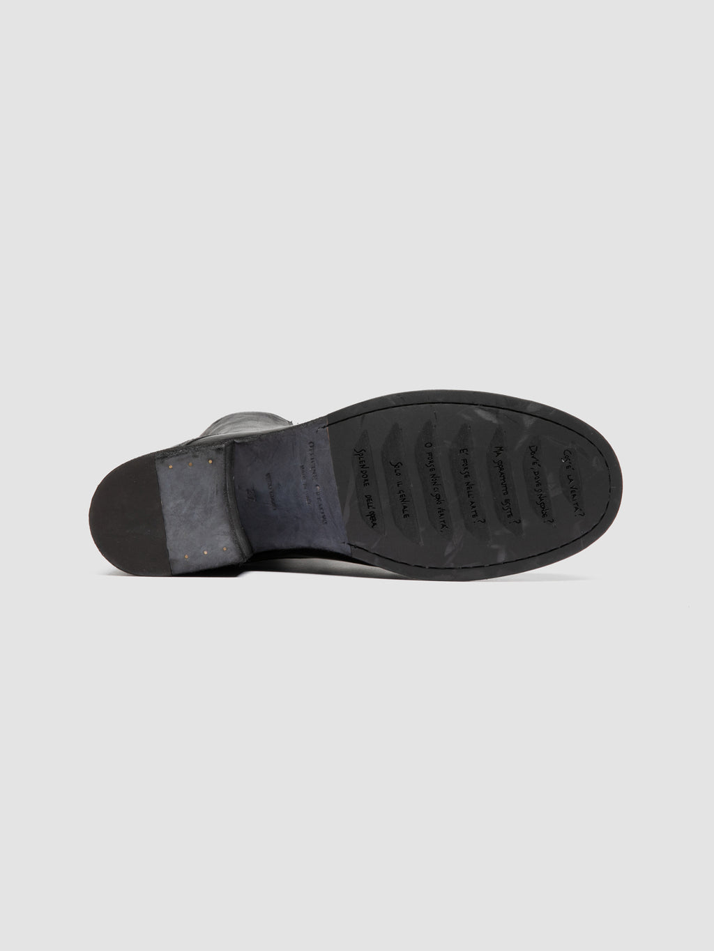THUBBLE 105 - Black Leather Zip Boots - image 5,side view
