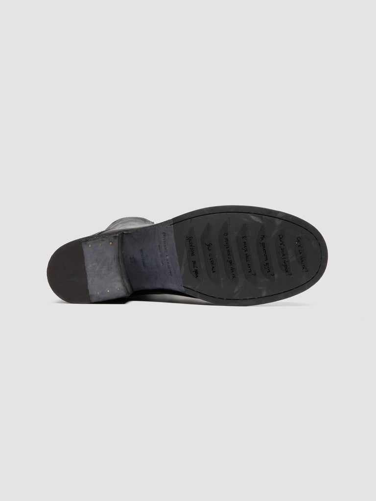 THUBBLE 105 - Black Leather Zip Boots
