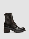 THUBBLE 105 - Brown Leather Zipped Boots - thumb image 1,side view