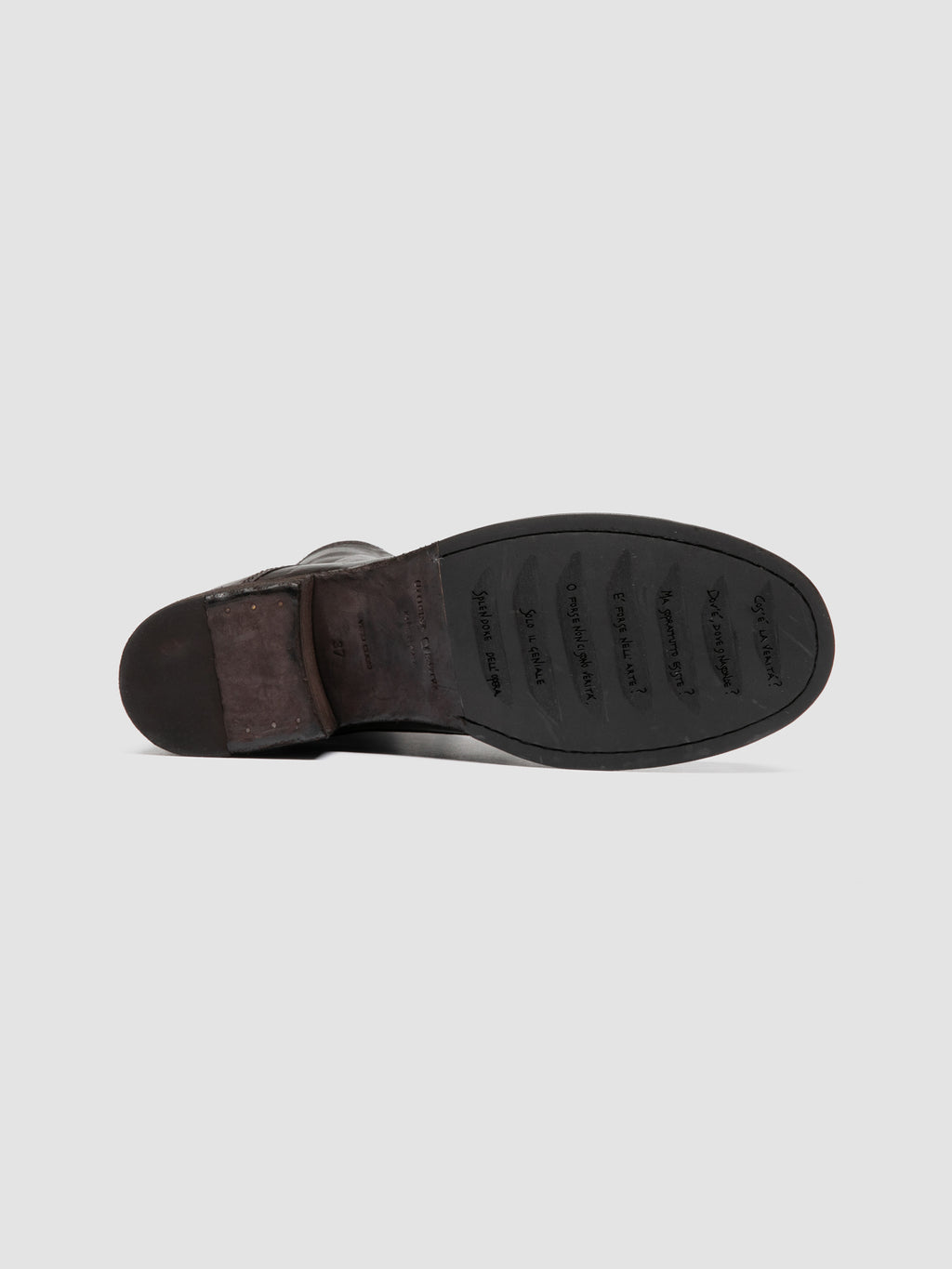 THUBBLE 105 - Brown Leather Zipped Boots - image 5,side view