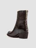 WADE 013 - Brown Leather Zipped Boots - thumb image 4,side view