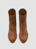 WADE 013 - Brown Suede Zipped Boots - thumb image 2,side view