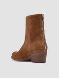 WADE 013 - Brown Suede Zipped Boots - thumb image 4,side view