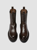 WISAL DD 107 - Brown Leather Chelsea Boots - thumb image 2,side view