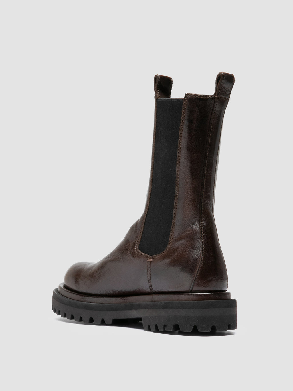 WISAL DD 107 - Brown Leather Chelsea Boots - image 4,side view