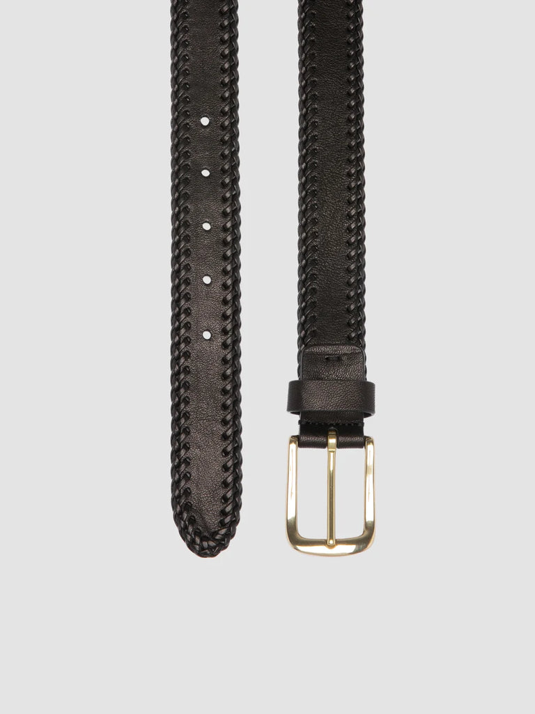 OC STRIP 108 - Black Leather Belt-hover