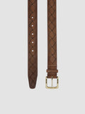 OC STRIP 29 - Brown Woven Suede Belt - 1