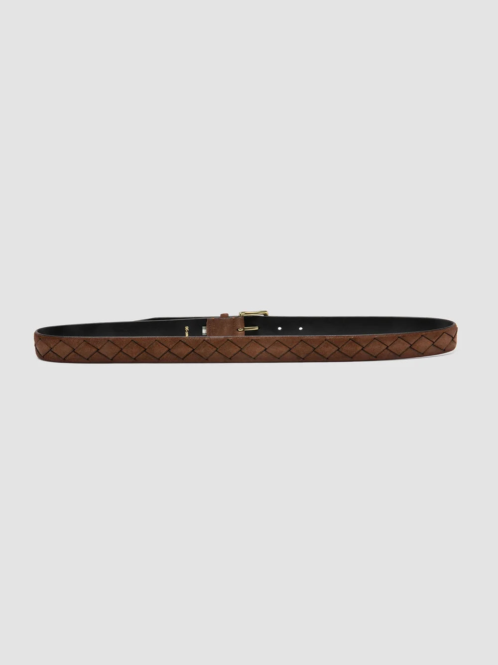 OC STRIP 29 - Brown Woven Suede Belt - 2