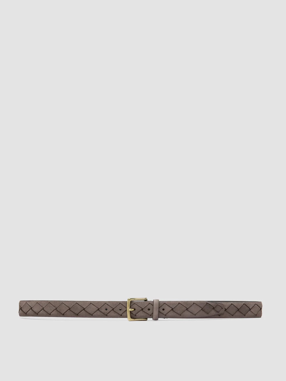 OC STRIP 29 - Taupe Woven Suede Belt - 0