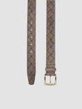 OC STRIP 29 - Taupe Woven Suede Belt - 1