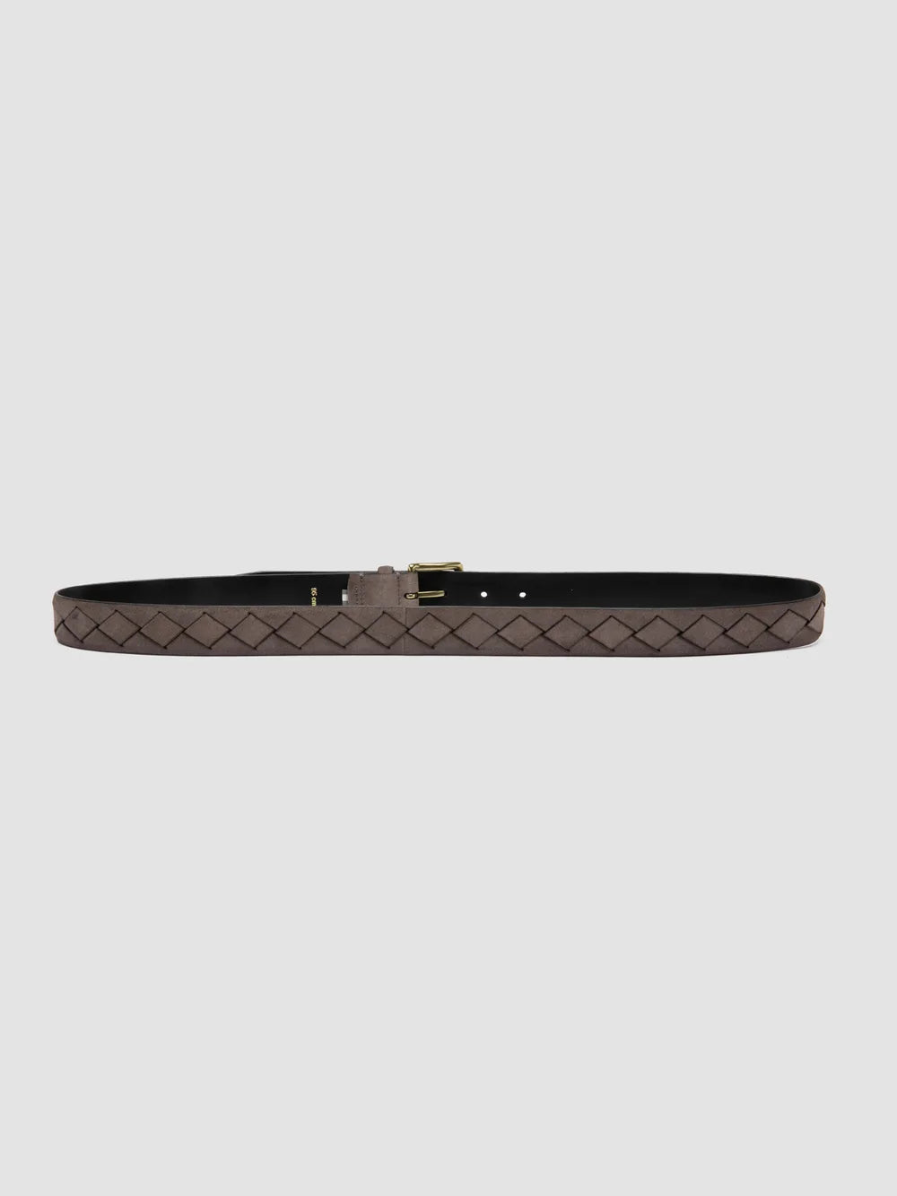 OC STRIP 29 - Taupe Woven Suede Belt - 2